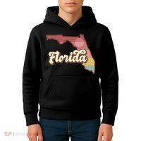 Retro Florida Sunset Kids Hoodie thumb 4