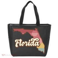 Retro Florida Sunset Tote Bag thumb 0
