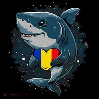 Romania Flag Shark Romanian Roots Heart Romanian Pride Coffee Mug thumb 5