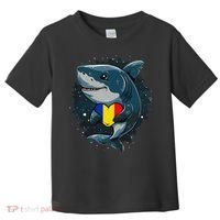 Romania Flag Shark Romanian Roots Heart Romanian Pride Toddler T-Shirt thumb 0