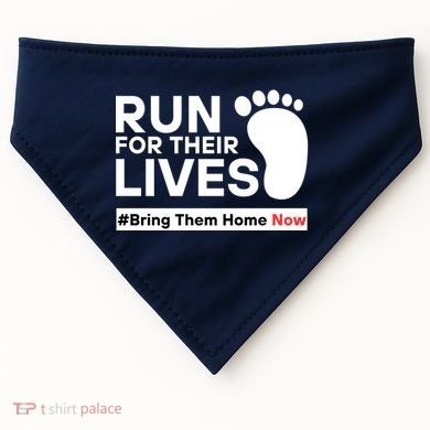 Run For Their Lives Bring Them Home Now USA-Made Doggie Bandana