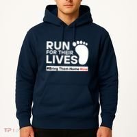 Run For Their Lives Bring Them Home Now Hoodie thumb 2