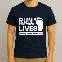 Run For Their Lives Bring Them Home Now T-Shirt thumb 3