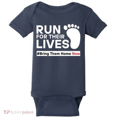 Run For Their Lives Bring Them Home Now Baby Bodysuit
