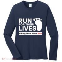 Run For Their Lives Bring Them Home Now Women's Long Sleeve Shirt thumb 0