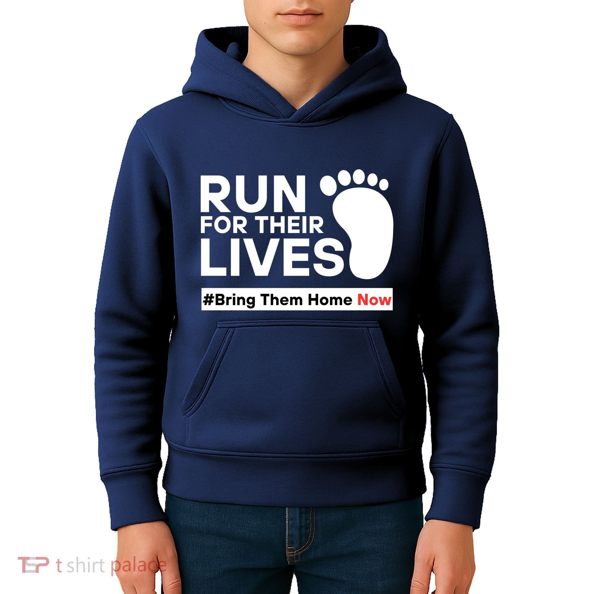 Run For Their Lives Bring Them Home Now Kids Hoodie