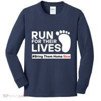 Run For Their Lives Bring Them Home Now Kids Long Sleeve Shirt thumb 0
