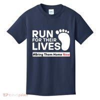 Run For Their Lives Bring Them Home Now Kids T-Shirt thumb 0