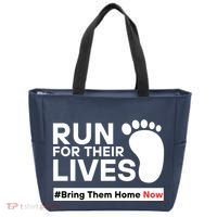 Run For Their Lives Bring Them Home Now Tote Bag thumb 0