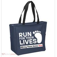 Run For Their Lives Bring Them Home Now Tote Bag thumb 2