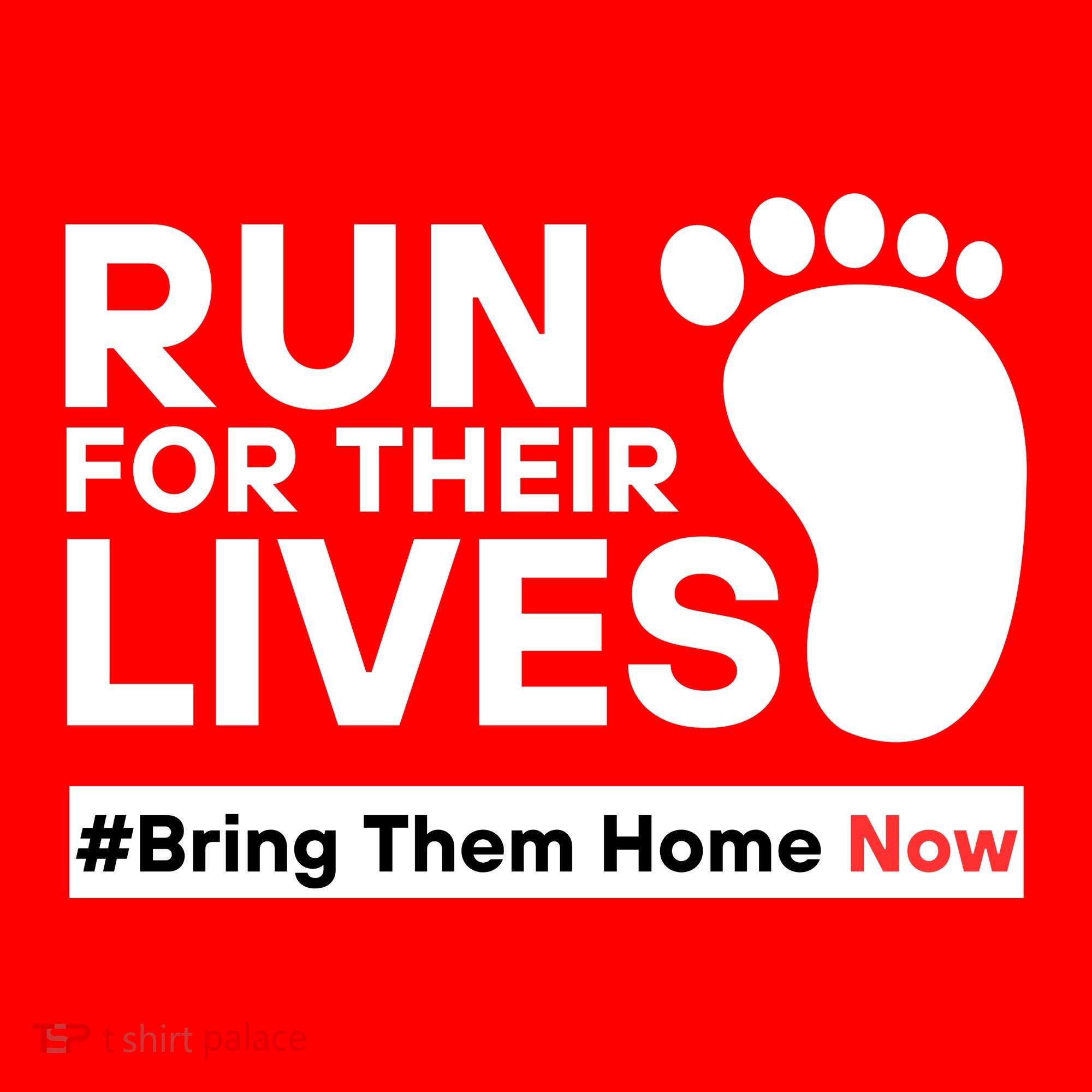 Run For Their Lives Bring Them Home Now Santa Hat
