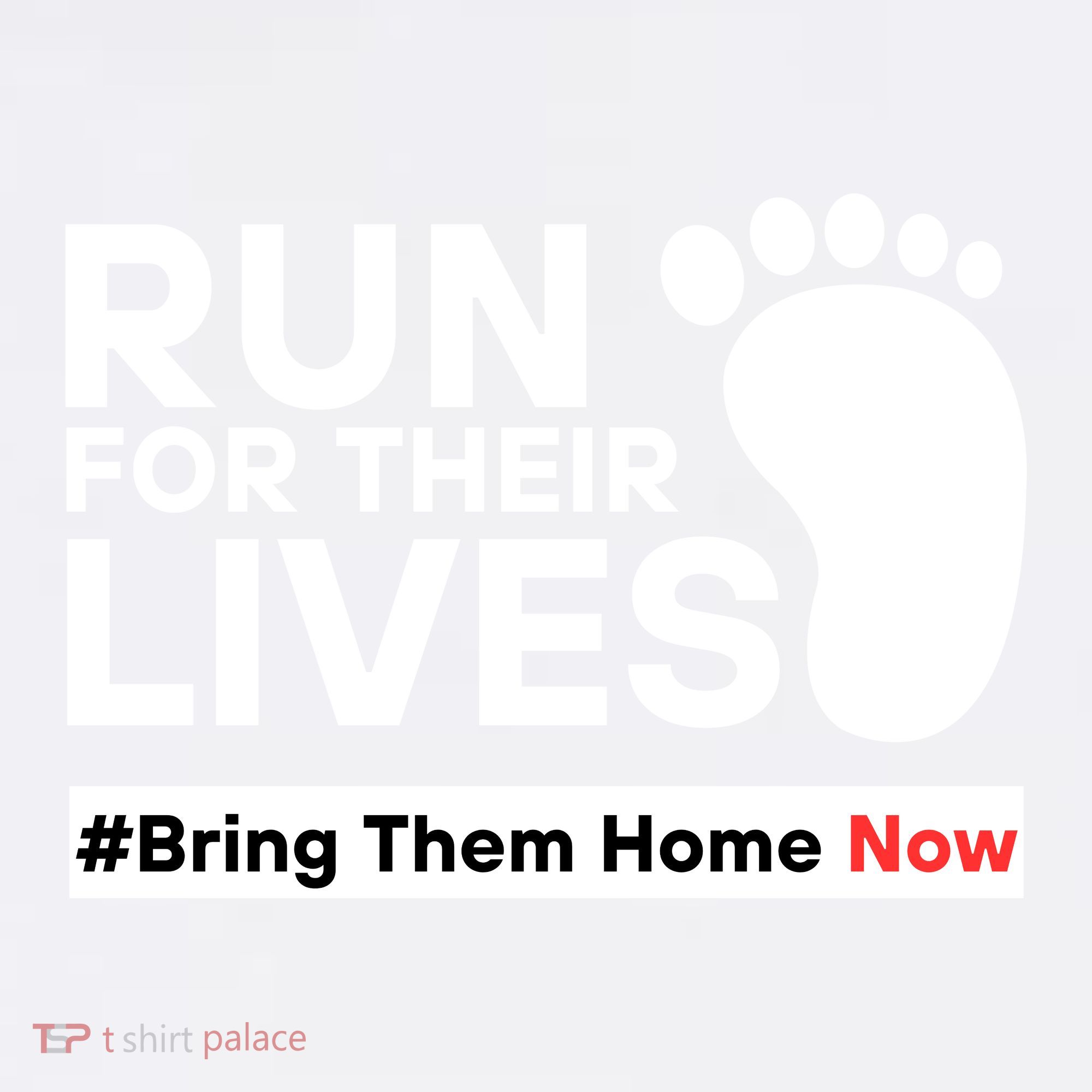 Run For Their Lives Bring Them Home Now Garment-Dyed Sweatshirt