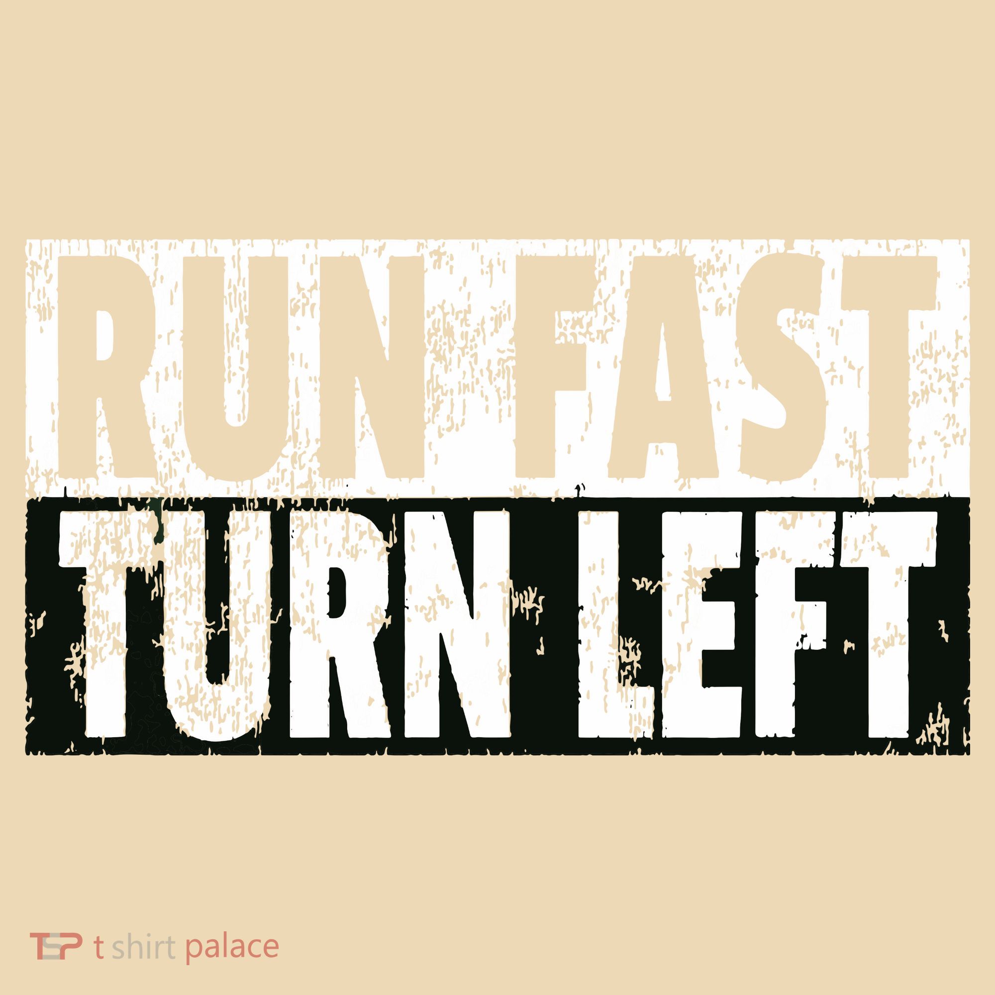 Run Fast Turn Left Funny Track Racing Joke Women's Tank Top