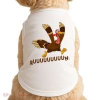 Run Funny Thanksgiving Turkey Doggie Tank thumb 0