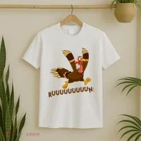 Run Funny Thanksgiving Turkey T-Shirt thumb 2