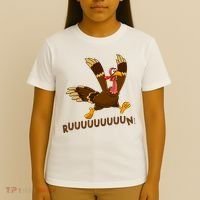 Run Funny Thanksgiving Turkey T-Shirt thumb 4