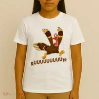 Run Funny Thanksgiving Turkey T-Shirt thumb 4