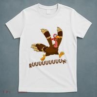 Run Funny Thanksgiving Turkey T-Shirt thumb 5