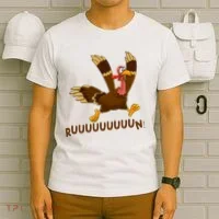 Run Funny Thanksgiving Turkey T-Shirt thumb 6