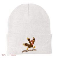 Run Funny Thanksgiving Turkey Beanie thumb 0