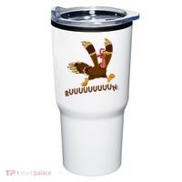 Run Funny Thanksgiving Turkey Tumbler thumb 0