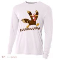 Run Funny Thanksgiving Turkey Cooling Performance Long Sleeve Crew thumb 0