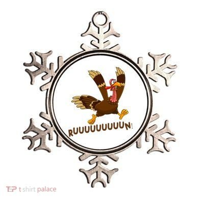 Run Funny Thanksgiving Turkey Ornament