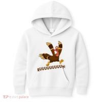Run Funny Thanksgiving Turkey Kids Hoodie thumb 0