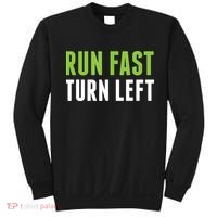 Run Fast Turn Left Track And Field Sweatshirt thumb 0