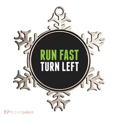 Run Fast Turn Left Track And Field Ornament