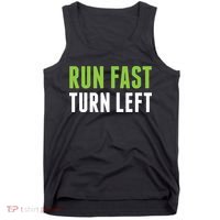 Run Fast Turn Left Track And Field Tank Top thumb 0