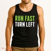 Run Fast Turn Left Track And Field Tank Top thumb 3