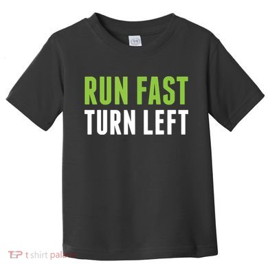 Run Fast Turn Left Track And Field Toddler T-Shirt