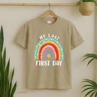 Retired Funny Teacher Retirement My Last First Day Of School T-Shirt thumb 2