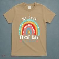 Retired Funny Teacher Retirement My Last First Day Of School T-Shirt thumb 5