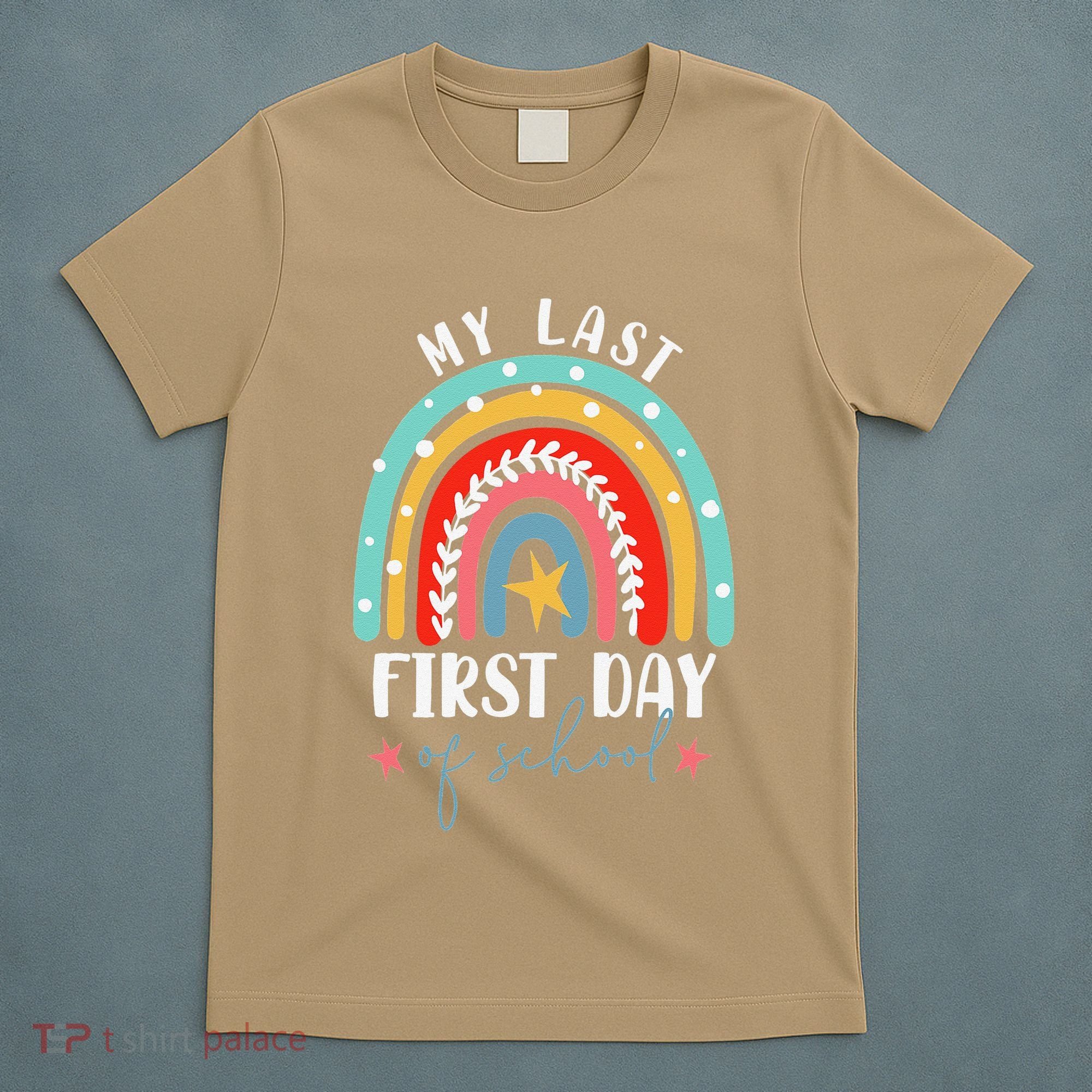 Retired Funny Teacher Retirement My Last First Day Of School T-Shirt