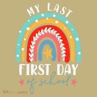 Retired Funny Teacher Retirement My Last First Day Of School Mousepad thumb 1