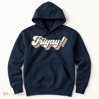 Retro Friyay Teacher Friday Funny Weekend Frinally Mom Life Hoodie thumb 0