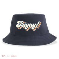 Retro Friyay Teacher Friday Funny Weekend Frinally Mom Life Sustainable Bucket Hat thumb 0