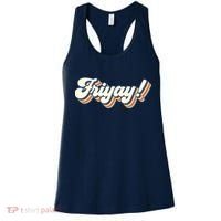Retro Friyay Teacher Friday Funny Weekend Frinally Mom Life Women's Tank Top thumb 0