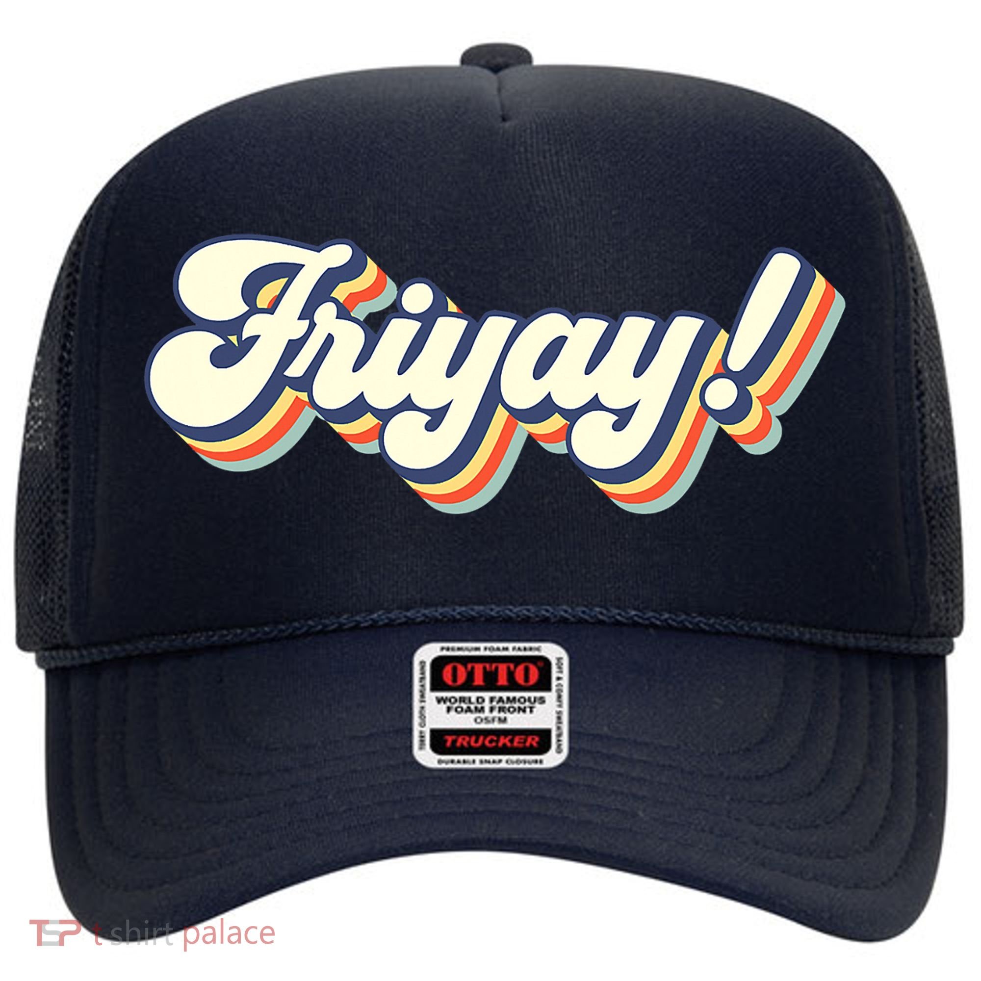 Retro Friyay Teacher Friday Funny Weekend Frinally Mom Life Hat