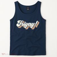 Retro Friyay Teacher Friday Funny Weekend Frinally Mom Life Tank Top thumb 2