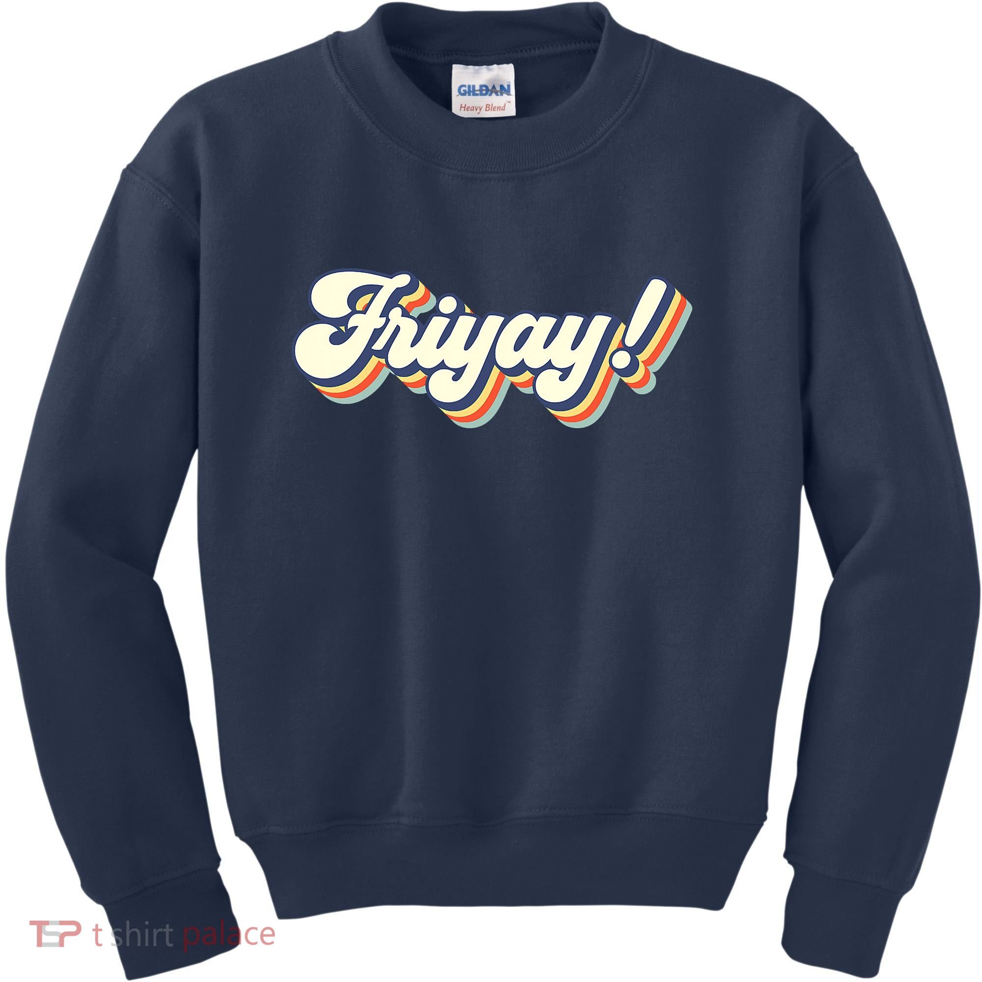 Retro Friyay Teacher Friday Funny Weekend Frinally Mom Life Kids Sweatshirt