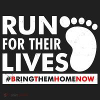 Run For Their Lives #Bring Them Home Now Women's Sweatshirt thumb 2