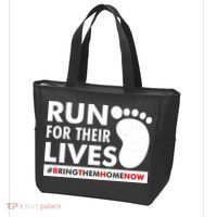 Run For Their Lives #Bring Them Home Now Tote Bag thumb 3