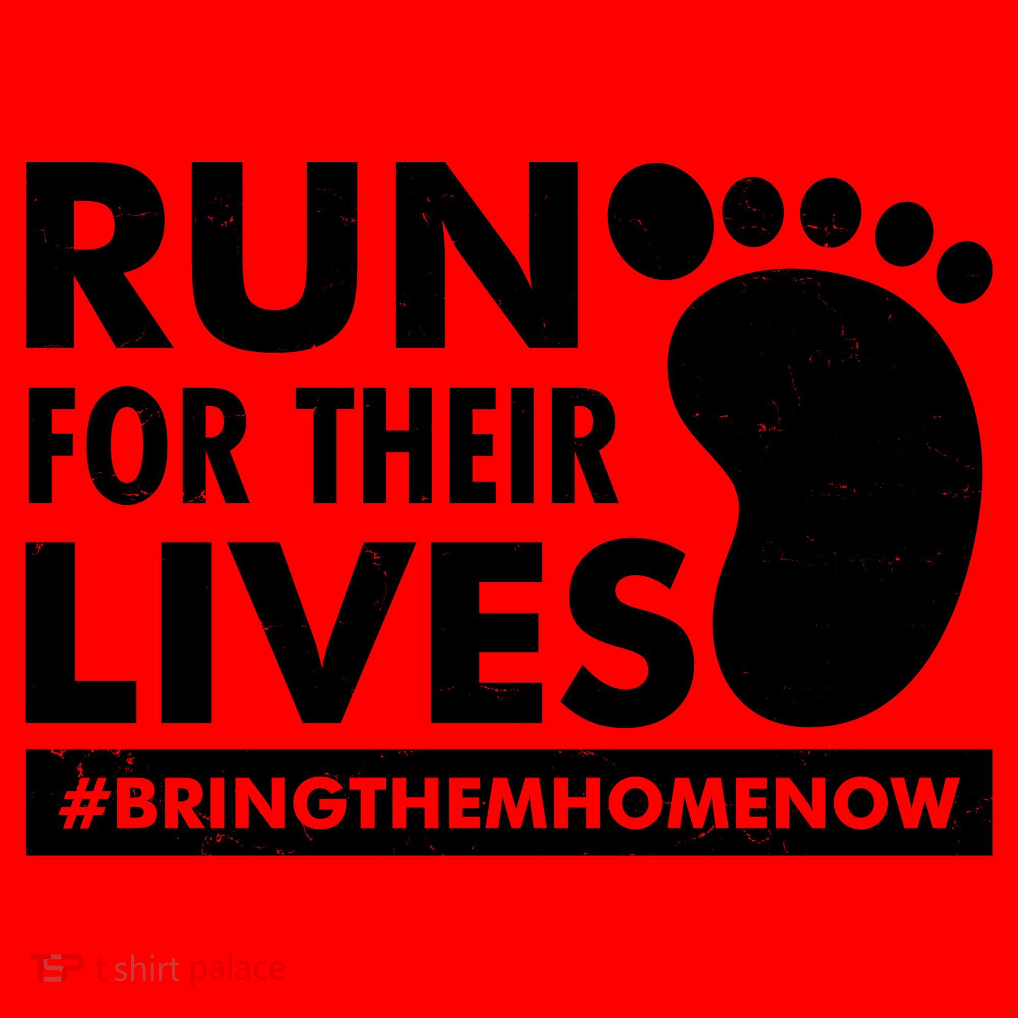 Run For Their Lives #Bring Them Home Now Santa Hat