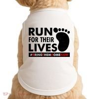 Run For Their Lives #Bring Them Home Now Doggie Tank thumb 0