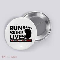 Run For Their Lives #Bring Them Home Now Button thumb 0