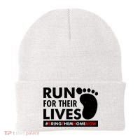 Run For Their Lives #Bring Them Home Now Beanie thumb 0