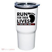 Run For Their Lives #Bring Them Home Now Tumbler thumb 0